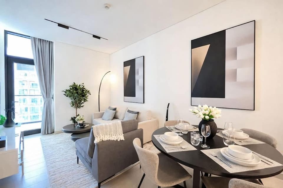 Refined Luxury 1BR Binghatti Azure Apartment in Dubai