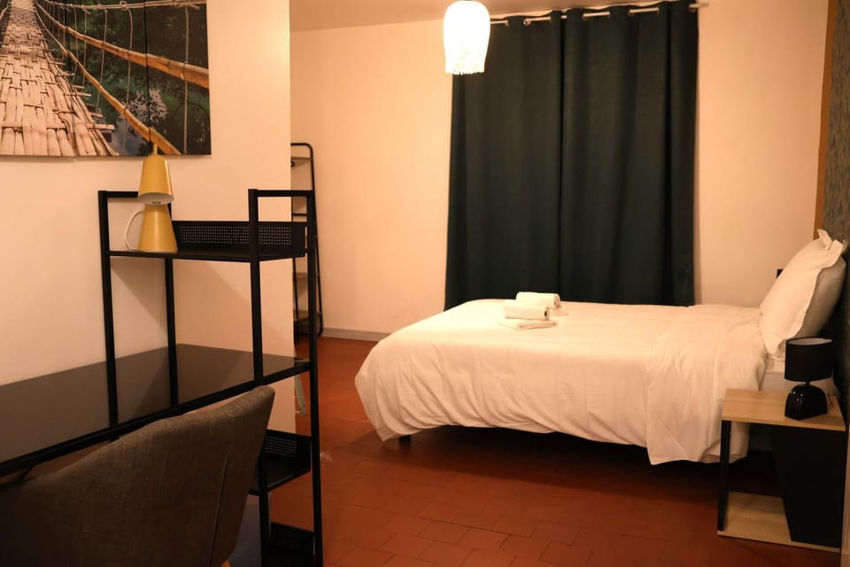 Property building, Living room, Bedroom