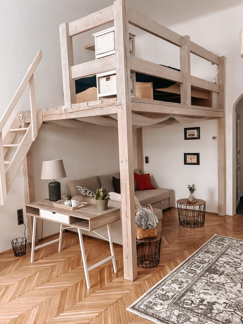 Living room, Bedroom
