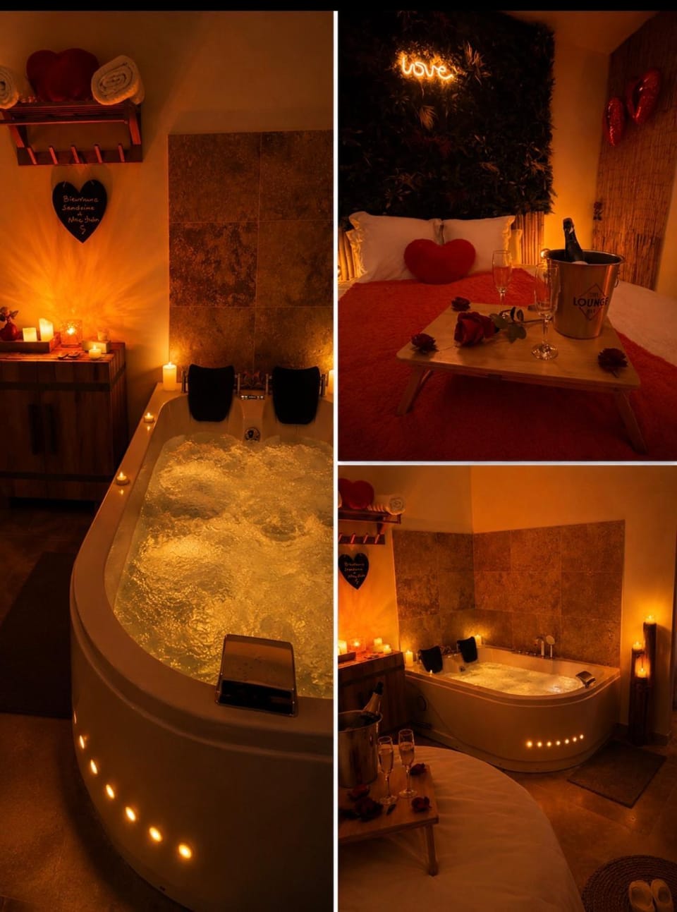 Bed, Hot Tub, Photo of the whole room, Bath, towels