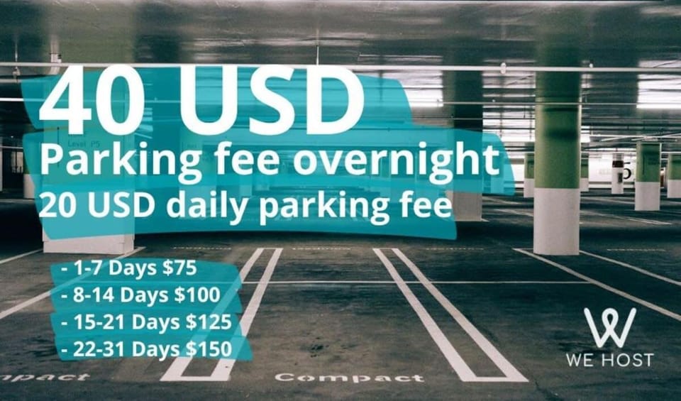 Text overlay, Parking