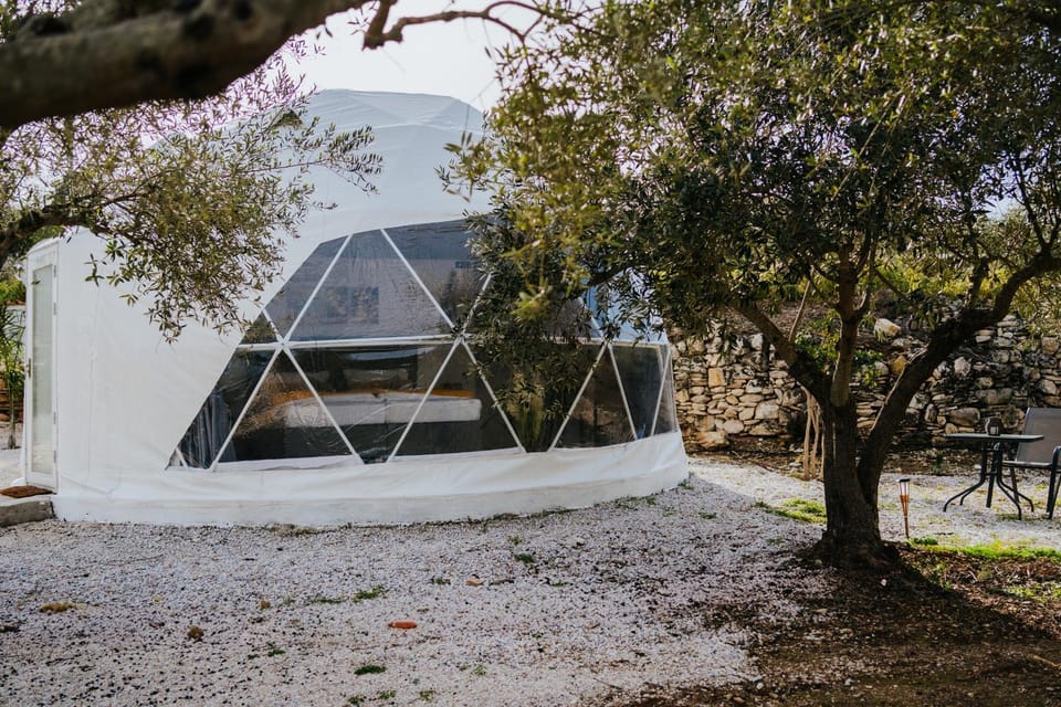 Lemon Dome, Luxury Glamping Dome in Crete Luxury tent in Crete