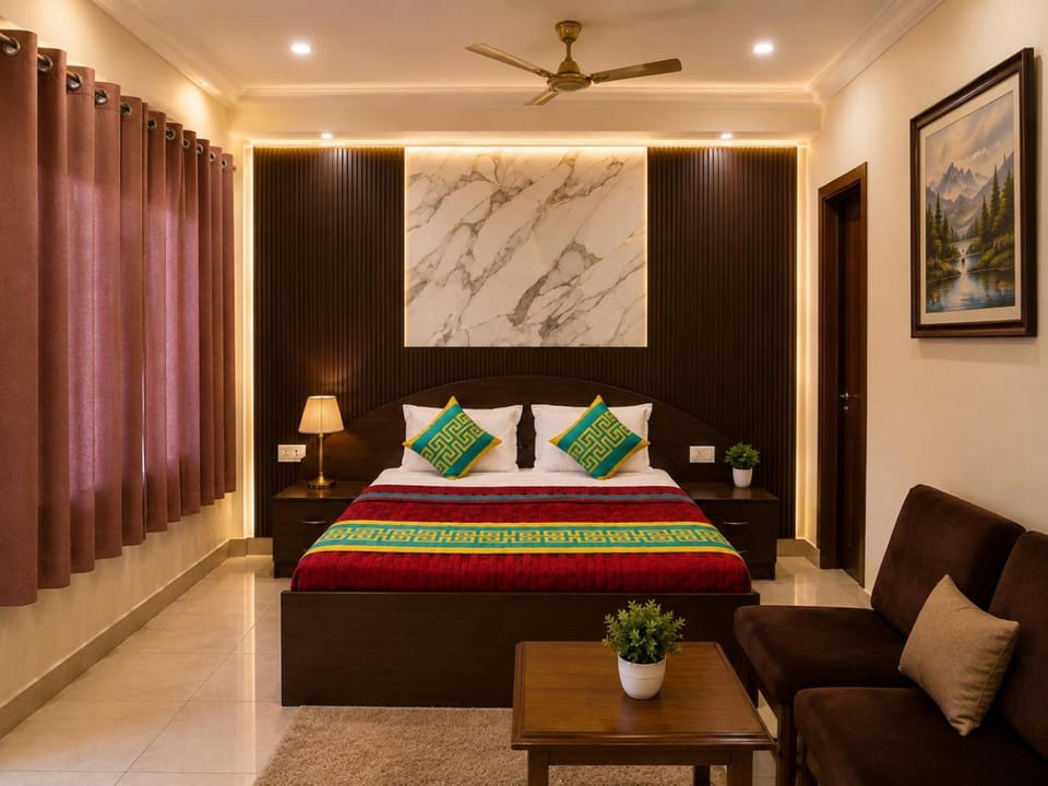 Photo of the whole room, Bedroom
