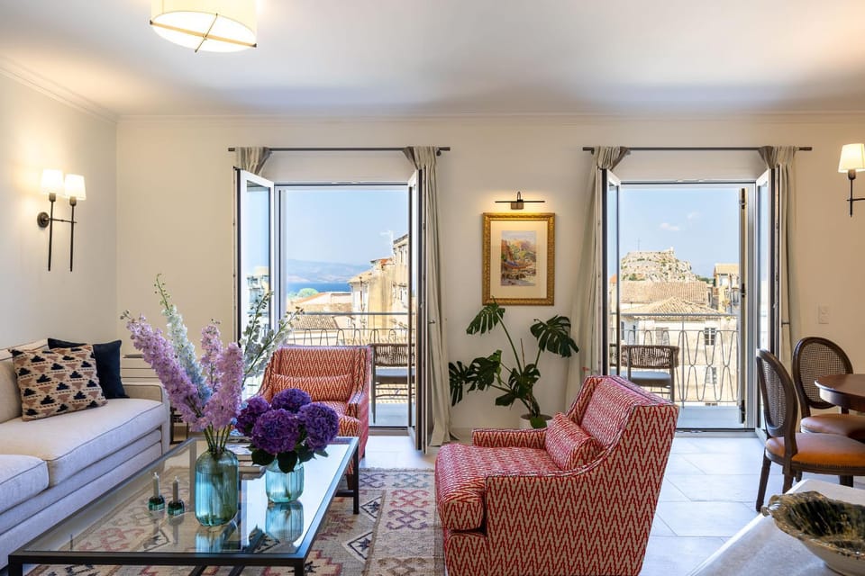 View (from property/room), Living room, Dining area, Landmark view