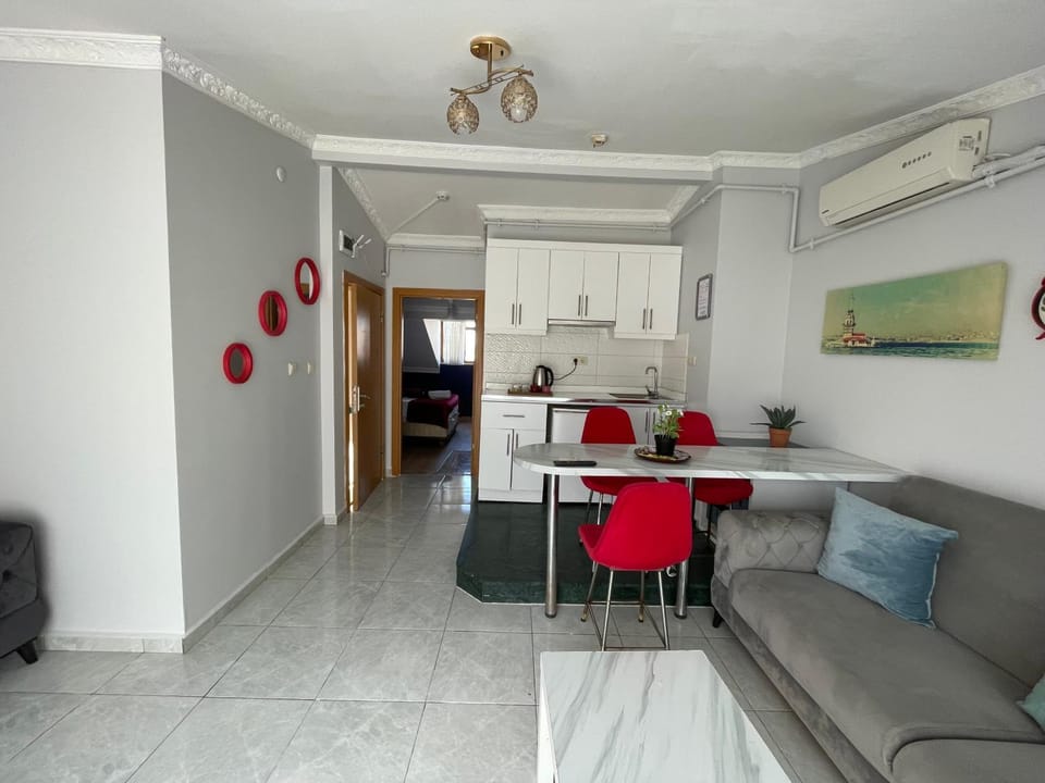 Living room, Seating area, Dining area, minibar, air conditioner