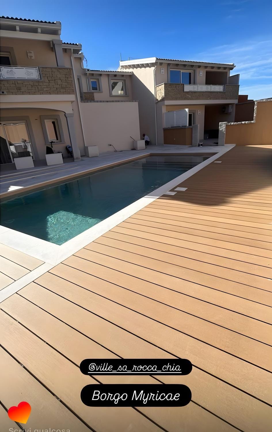 Property building, Living room, Swimming pool