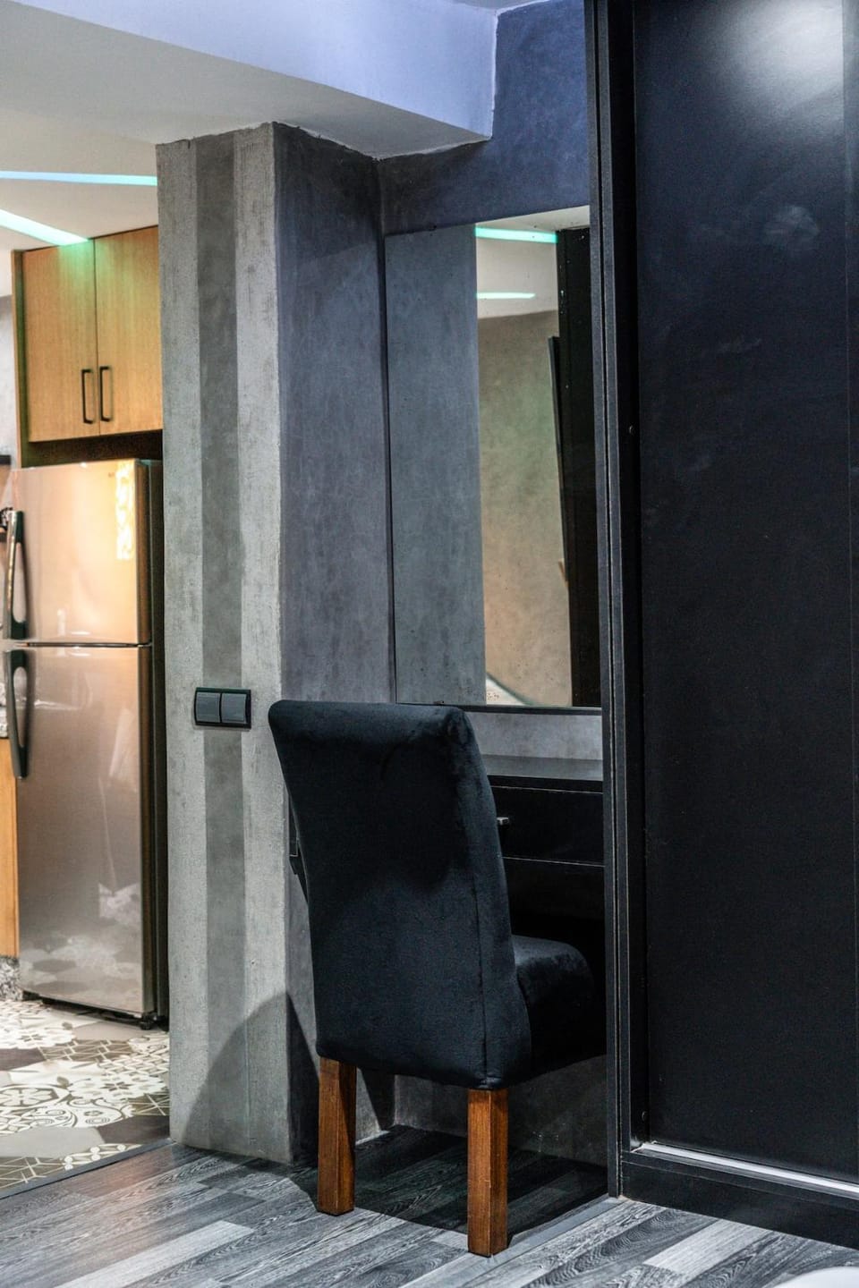Industrial Luxury Studio Air Conditioning, Modern Kitchen Apartment in Souss-Massa