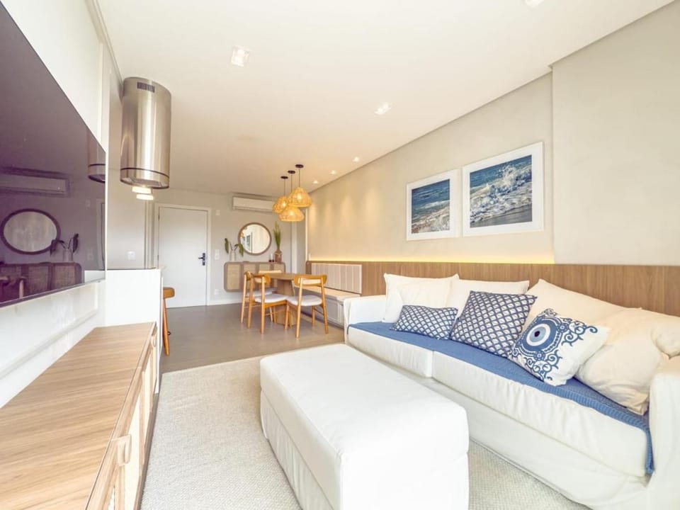 Apê Mykonos|Jurerê|Piscina|Próximo Open Shopping Apartment in Florianopolis