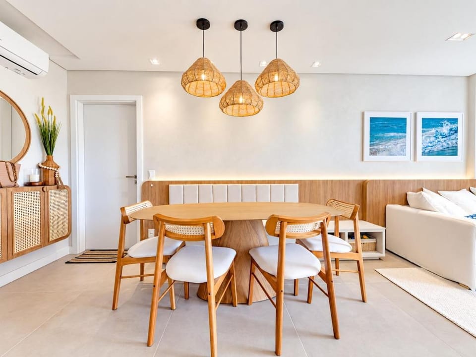 Apê Mykonos|Jurerê|Piscina|Próximo Open Shopping Apartment in Florianopolis