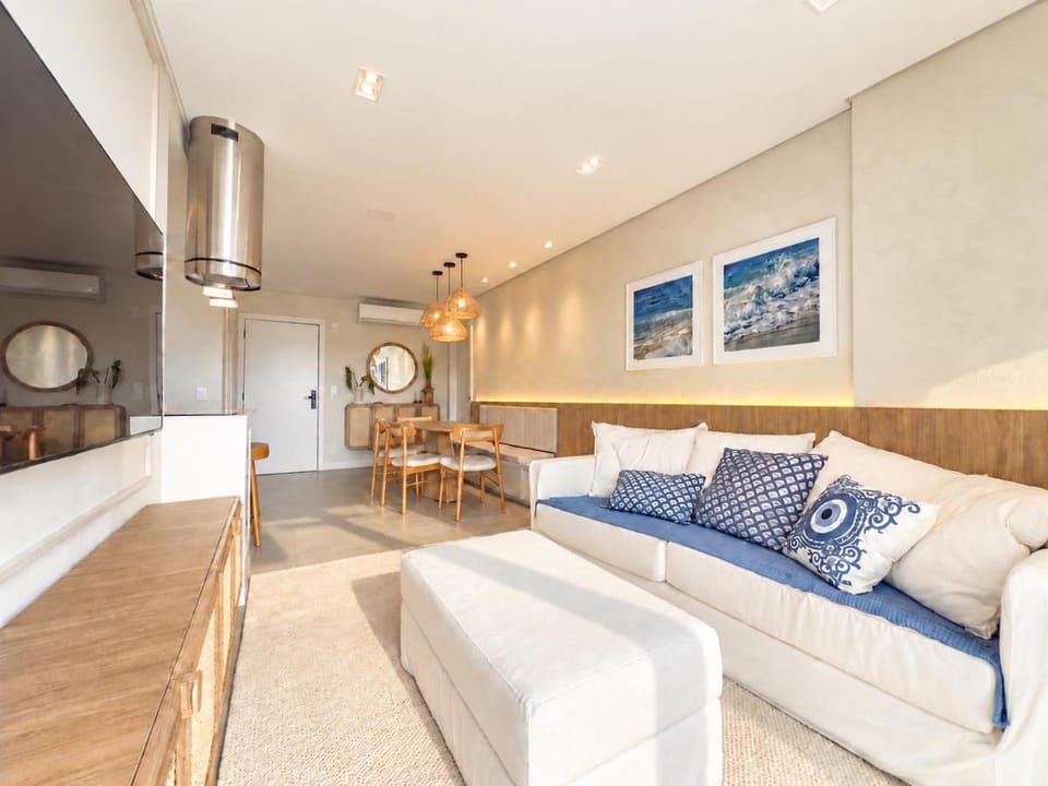 Apê Mykonos|Jurerê|Piscina|Próximo Open Shopping Apartment in Florianopolis