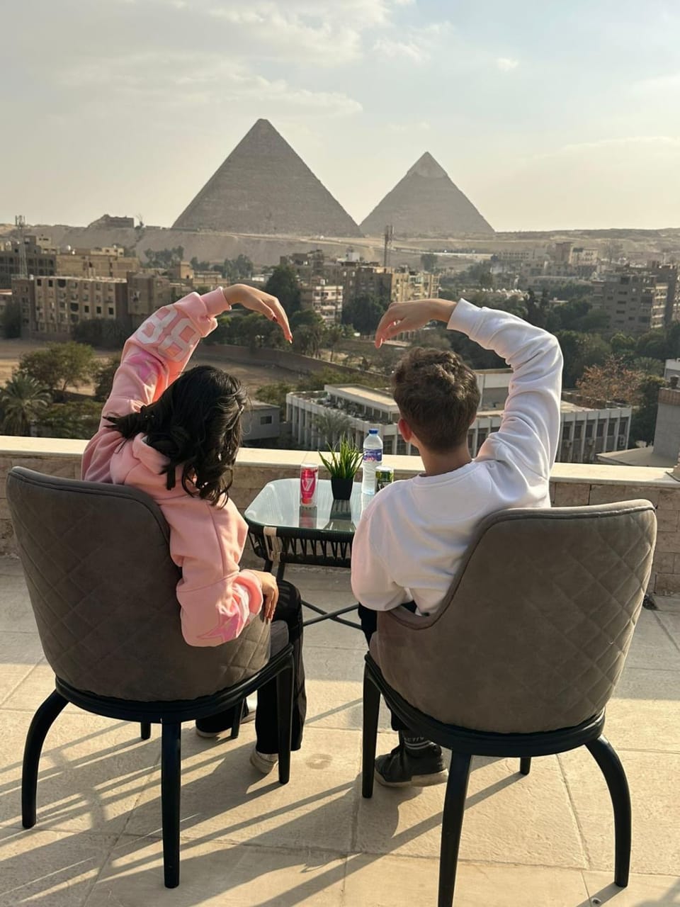 Patio, Day, People, Natural landscape, View (from property/room), Balcony/Terrace, Living room, Seating area, Dining area, Guests, children, group of guests, Family