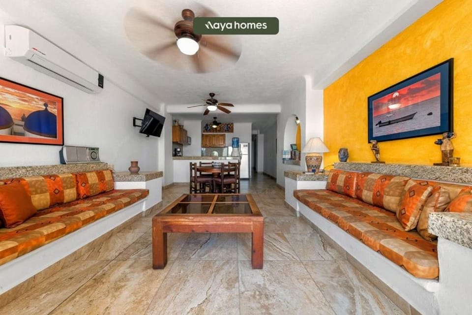 202-Plaza Mar | 1BR Ocean View Condo, Pool & Beach Apartment in Puerto Vallarta