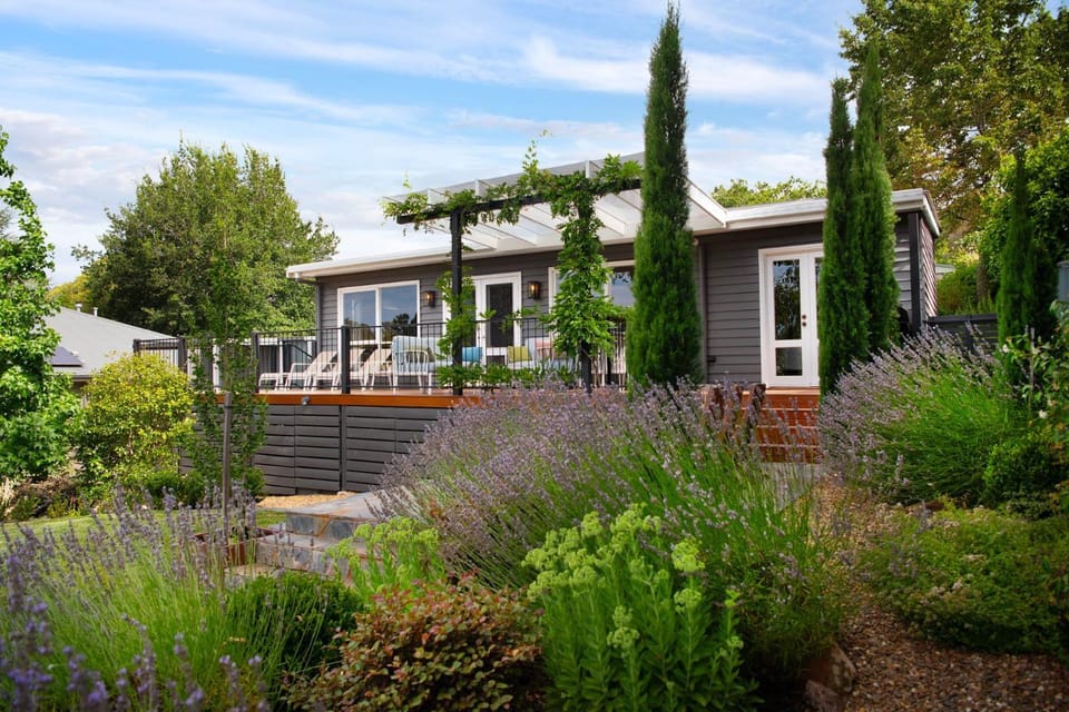 Property building, Garden view