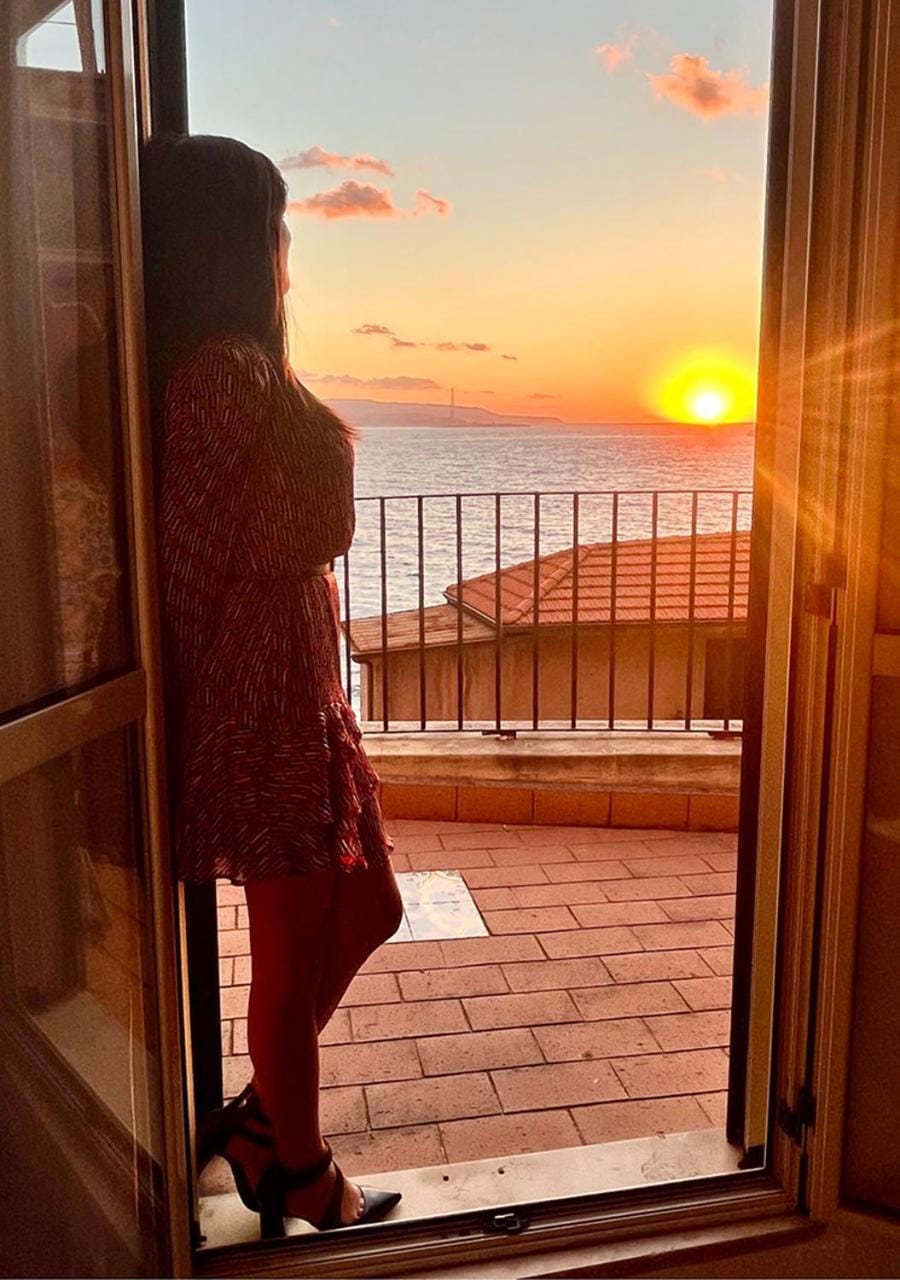 Balcony/Terrace, Guests, Sea view, Sunset