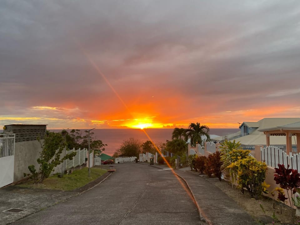 Natural landscape, Sea view, Sunset