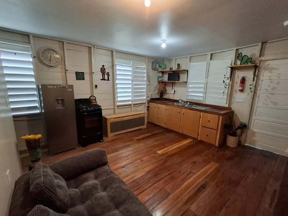 Living room, kitchen