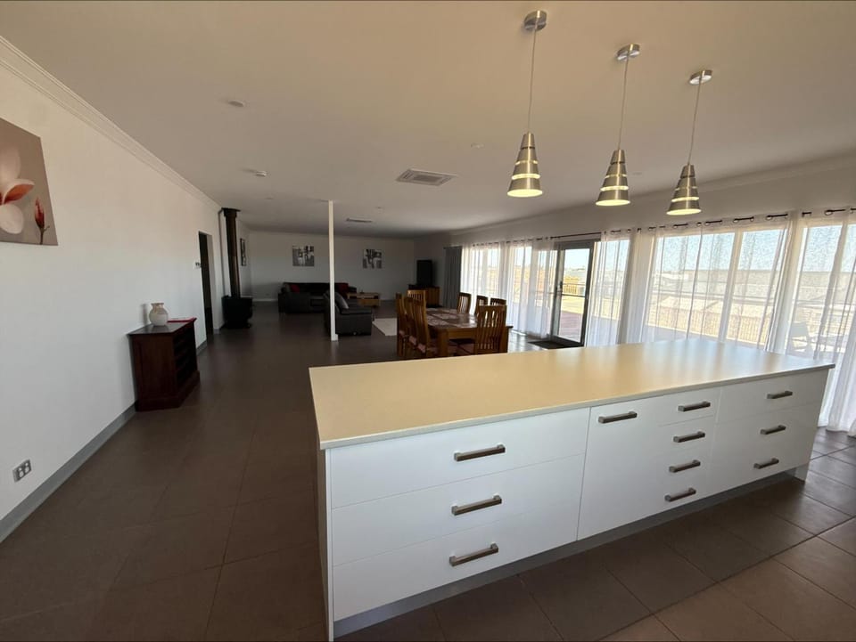 Kitchen or kitchenette, Living room, Dining area