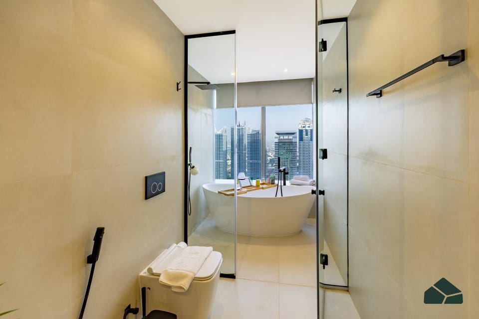 Shower, Bathroom, Bath, towels