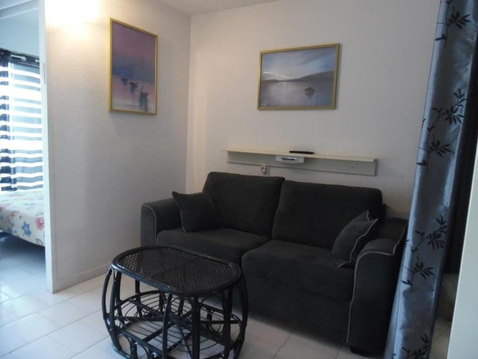 Studio cabine vue mer, Terrasses du Levant, parking Canet Sud 4TLEV20 Cabin in Canet-en-Roussillon
