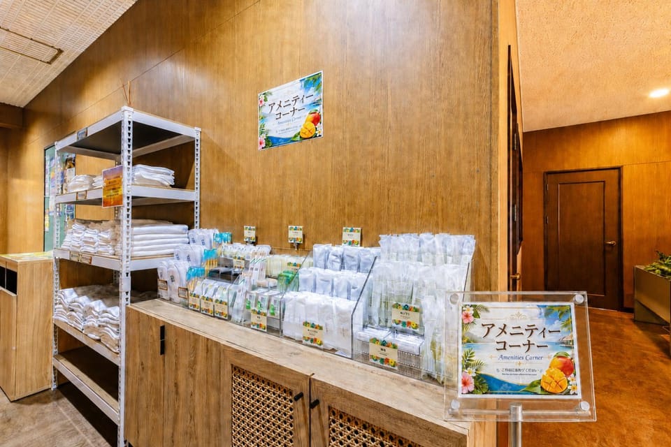 Area and facilities, towels