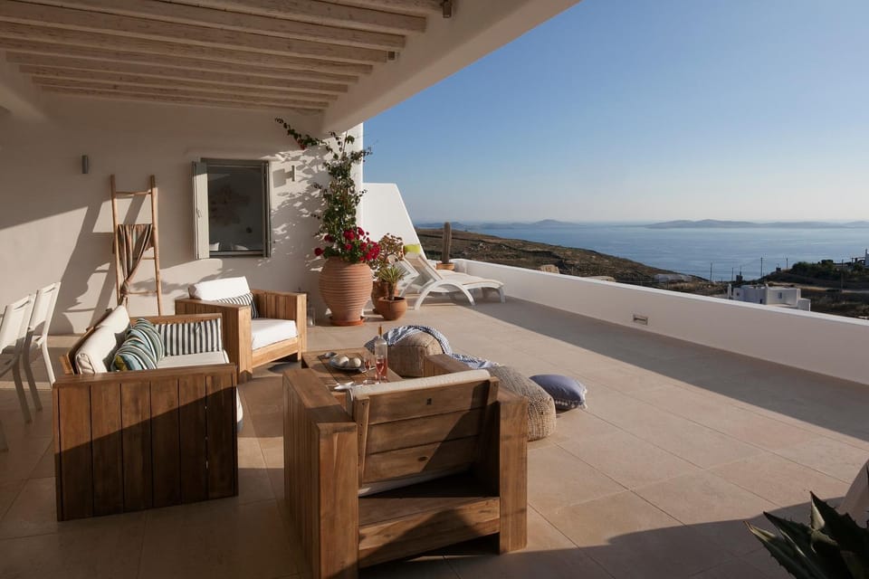 Balcony/Terrace, Seating area, Sunset