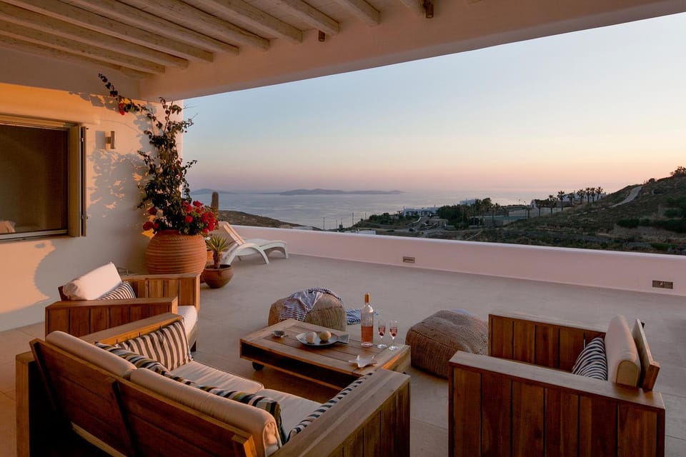 Seating area, Sea view