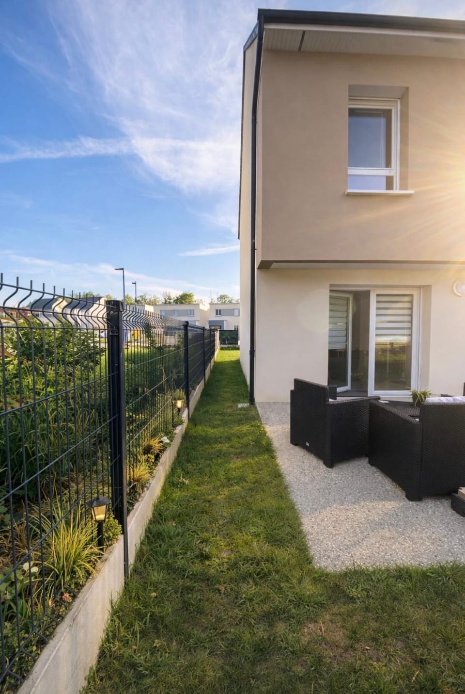 Patio, Day, Garden view