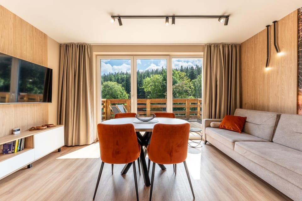 TV and multimedia, View (from property/room), Balcony/Terrace, Living room, Dining area