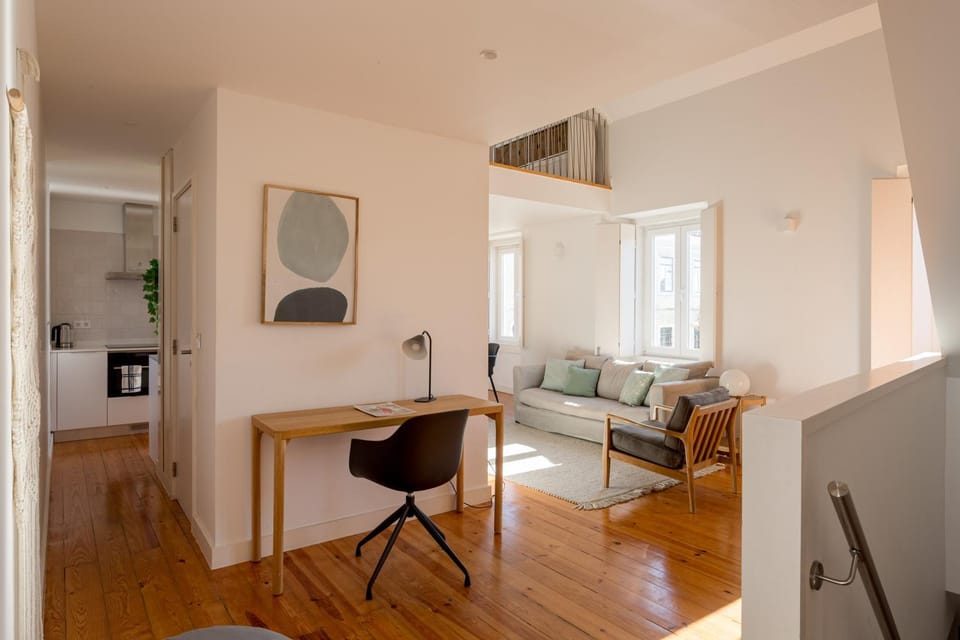 Belém Loft Retreat Mezzanine & Terrace Apartment in Lisbon