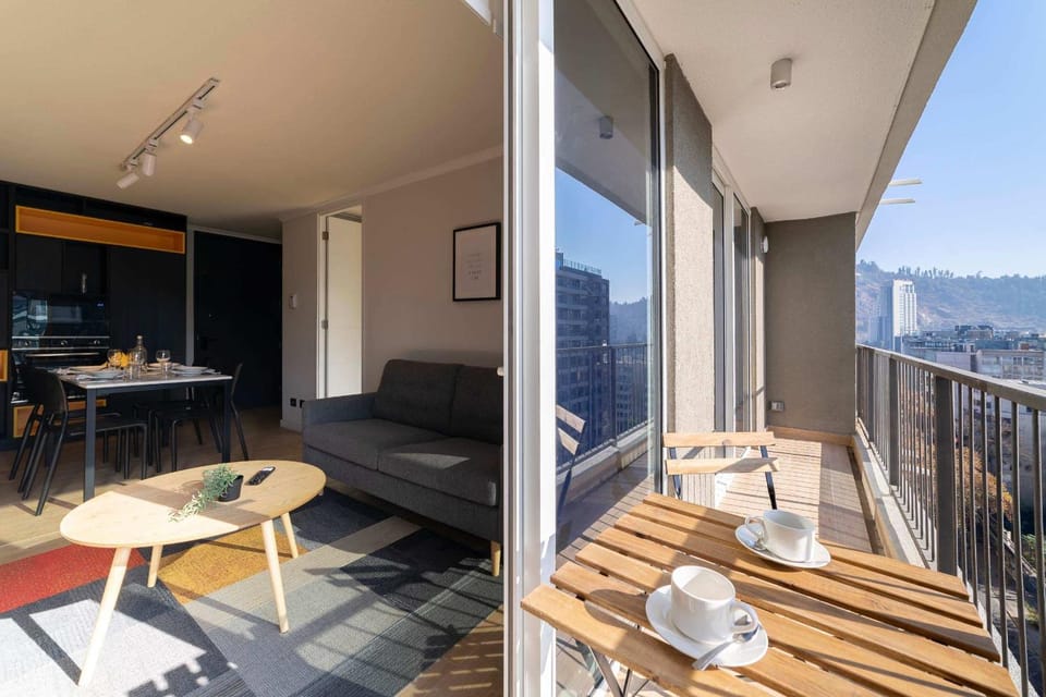 1BR Retreat Providencia Modern Pool and Gym Apartment in Providencia