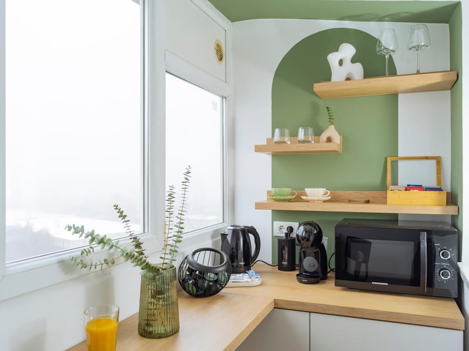 Coffee/tea facilities, Balcony/Terrace, microwave