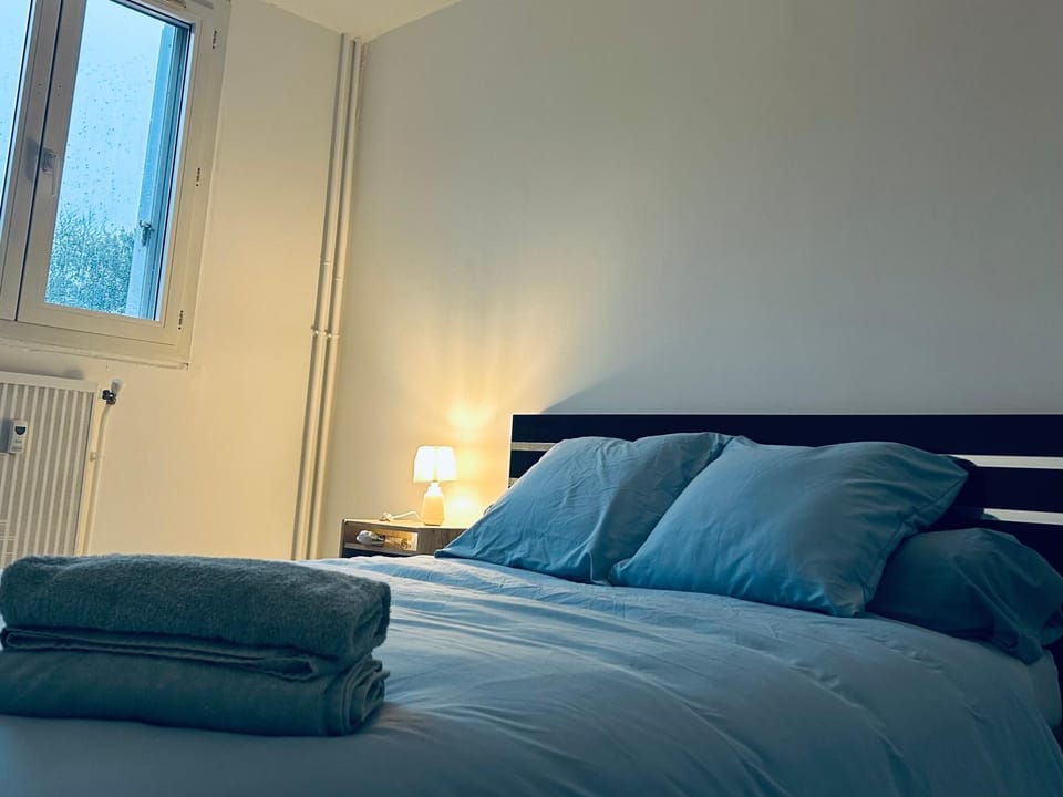 Spacious and Bright Apartment near Bastia 3Beds AC Quiet Residence with Garden Near Beach Apartment in Bastia