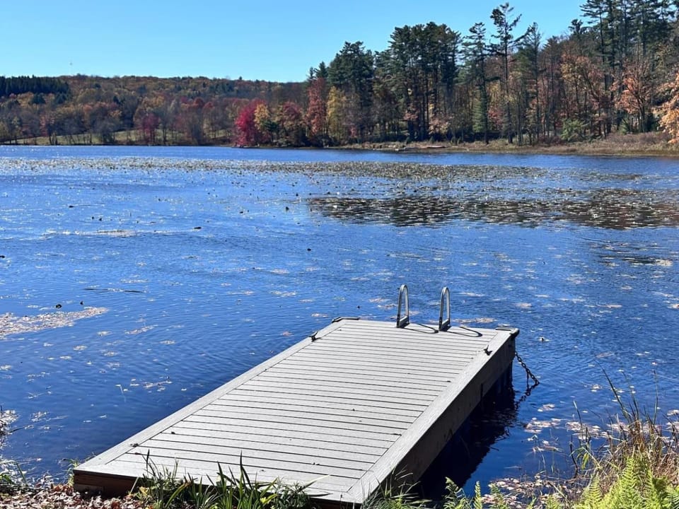 Lakefront with Private Dock & Canoe Kenoza Den House in Delaware