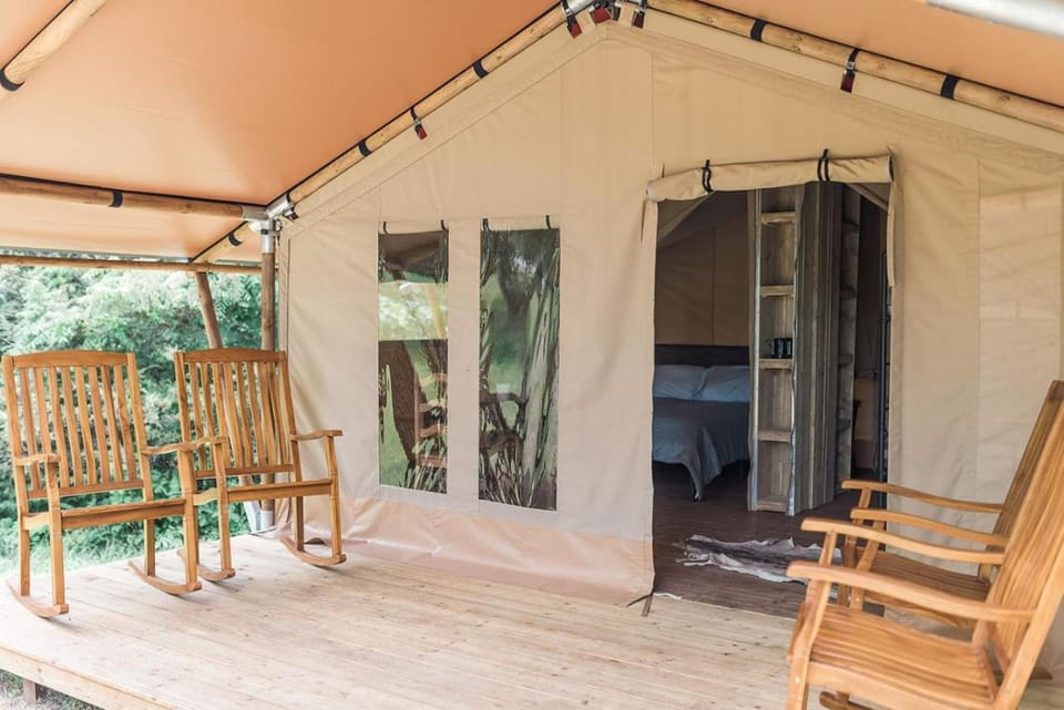 GlampKnox Canvas Campground - Grande Luxury tent in Knoxville