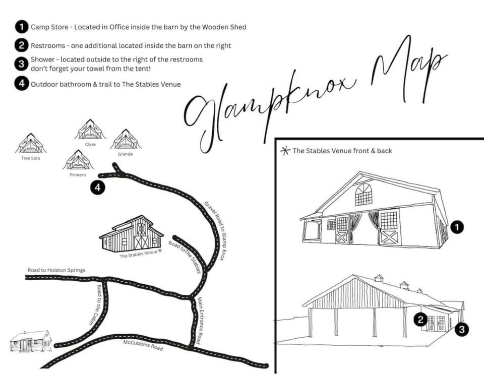 GlampKnox Canvas Campground - Clare Luxury tent in Knoxville