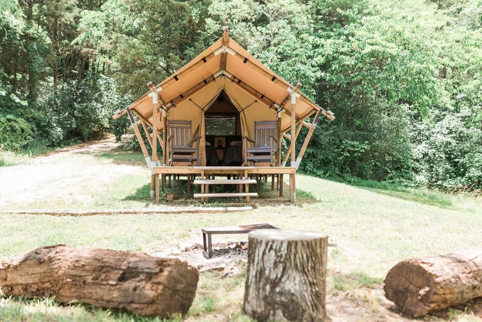 GlampKnox Canvas Campground - Primero Tent Luxury tent in Knoxville