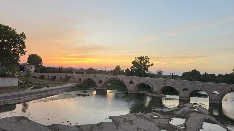 Nearby landmark, Sunset