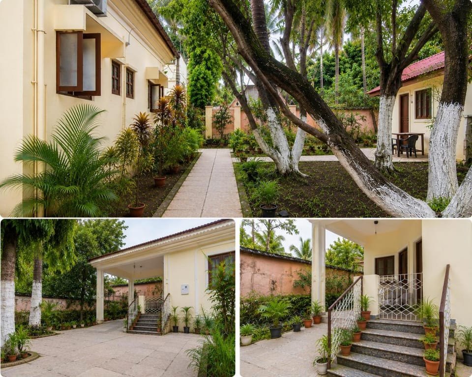 Property building, Day, Garden, Garden view