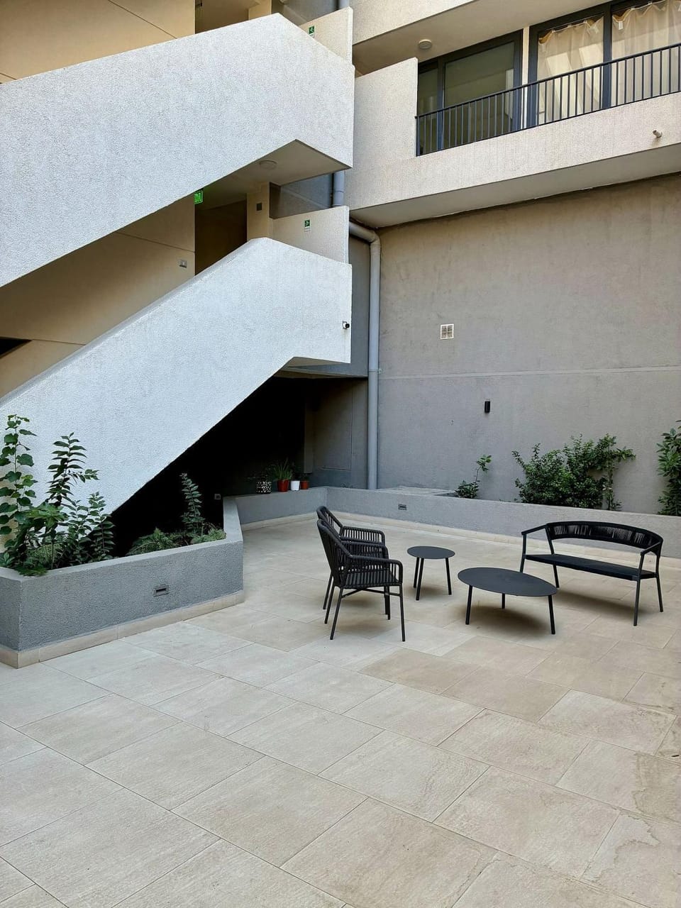 Studio with terrace & king bed in Downtown Santiago Apartment in Santiago