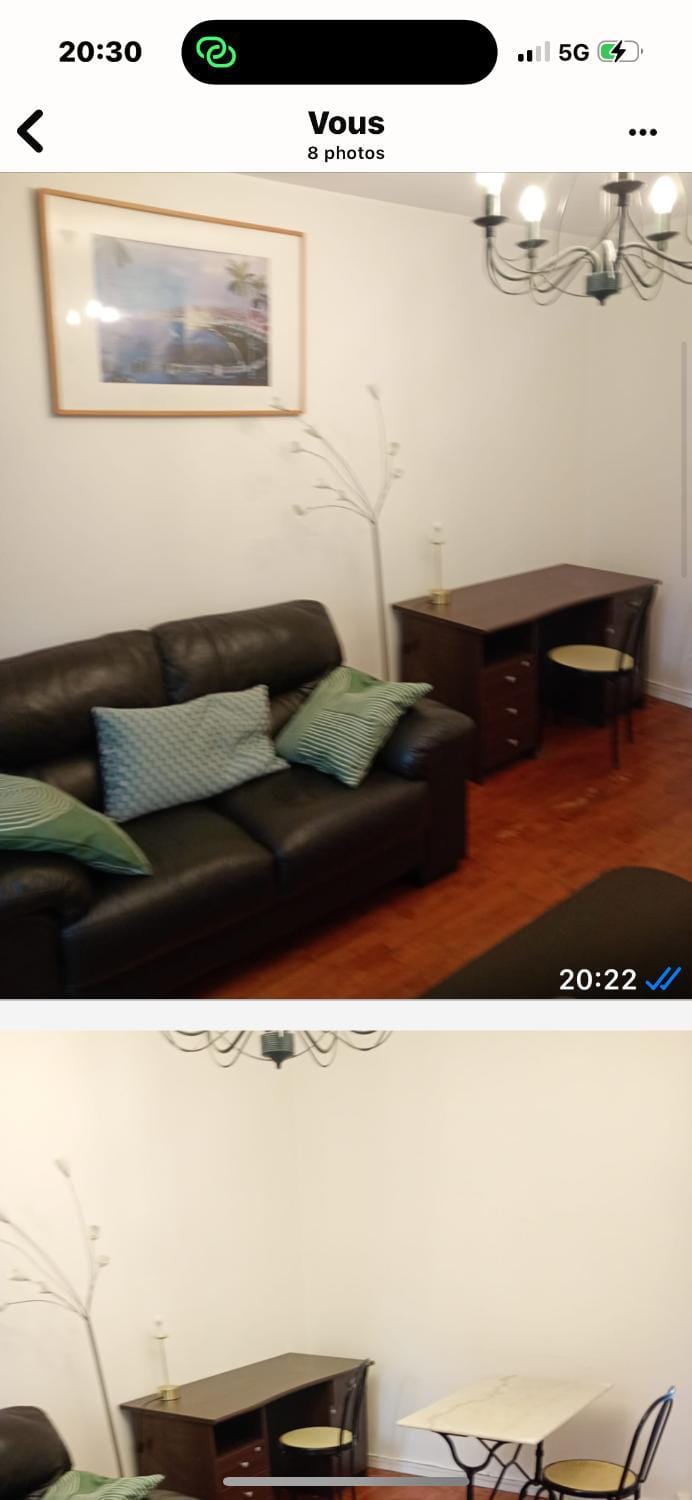 Cozy F2 proche bois Vincennes Apartment in Vincennes