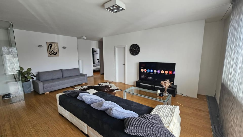 Modern Top Floor Loft, Private Terrace, Near Center & Free Parking Apartment in Bratislava