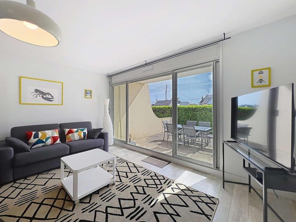 Quiberon : T3 - 65m² à 2 pas de la plage, 4 pers. Terrasse & Garage - FR-1-478-329 Apartment in Quiberon