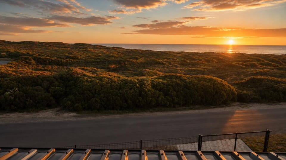 Natural landscape, Beach, Sunset