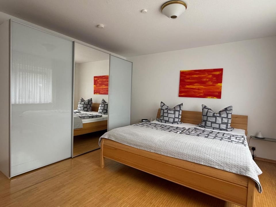 Bed, Photo of the whole room, Bedroom, wardrobe