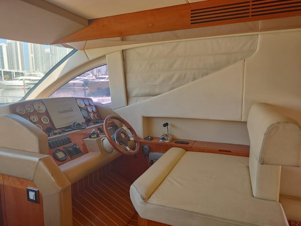 Luxury yacht Stay Dubai Docked boat in Dubai