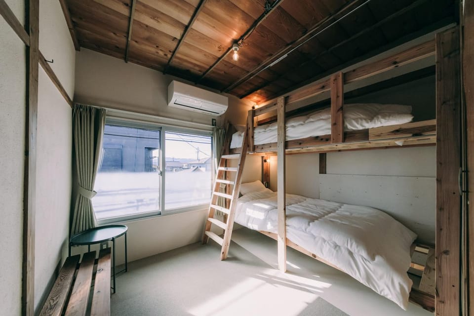 Photo of the whole room, bunk bed