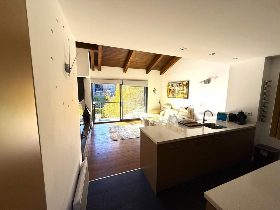 Kitchen or kitchenette, Living room