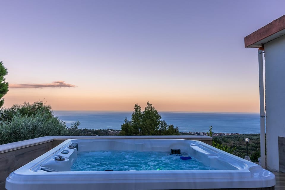 Natural landscape, Hot Tub, Hot Tub, Sea view, Sunset
