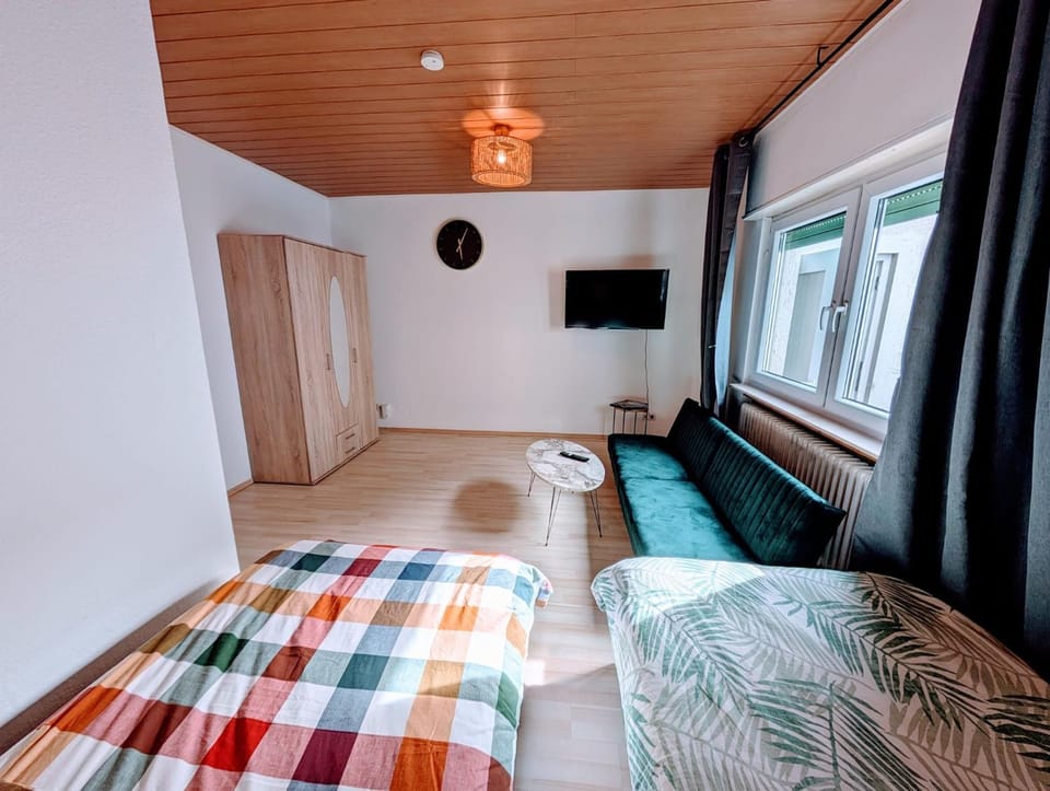 Property building, Living room, Bedroom