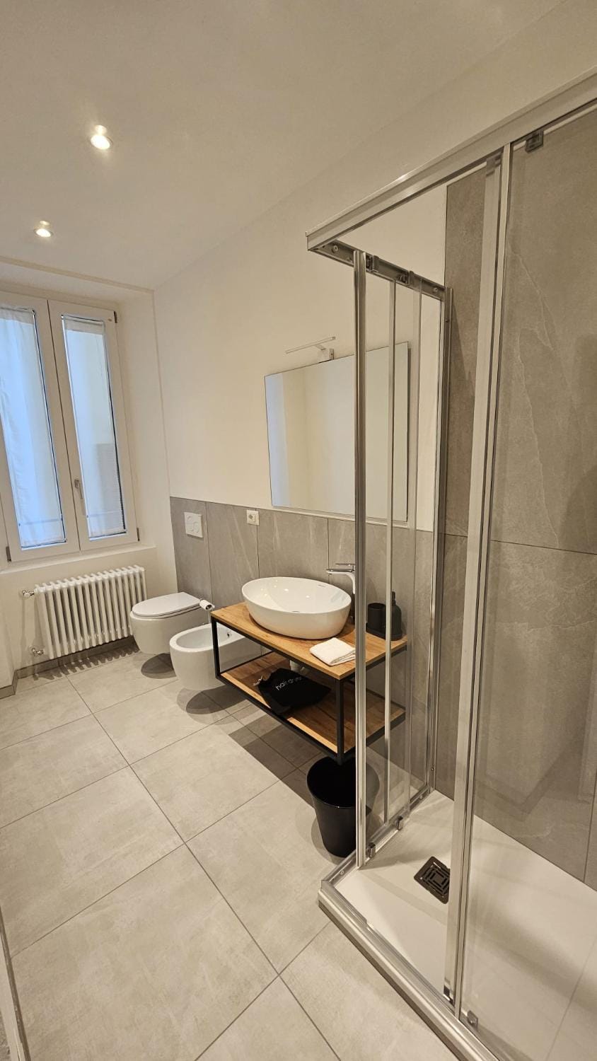Shower, Toilet, Bathroom, towels